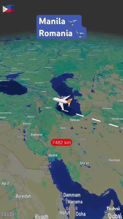 Manila to Bucharest .